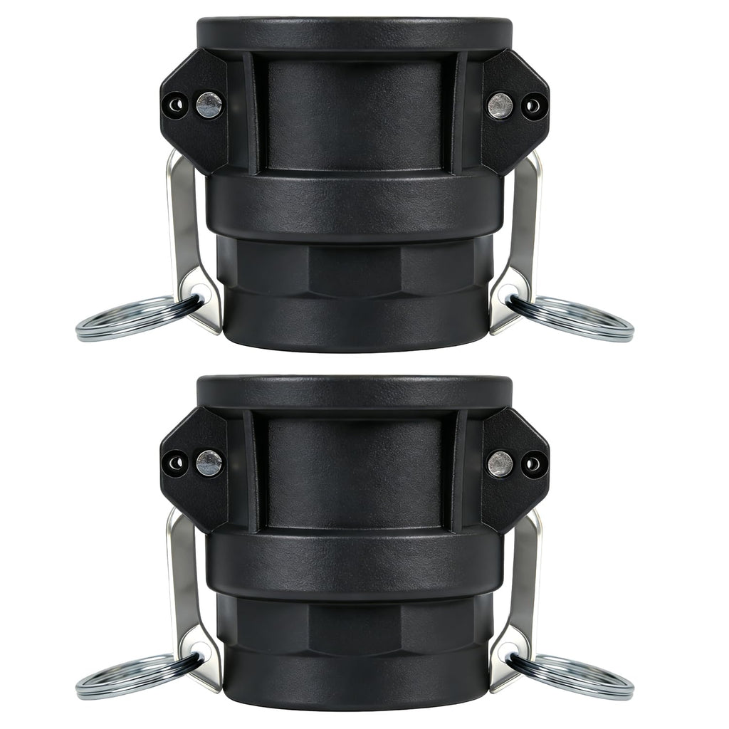 2PCS Camlock Fitting Type D, 1 inch for Water/Oil Flow Systems