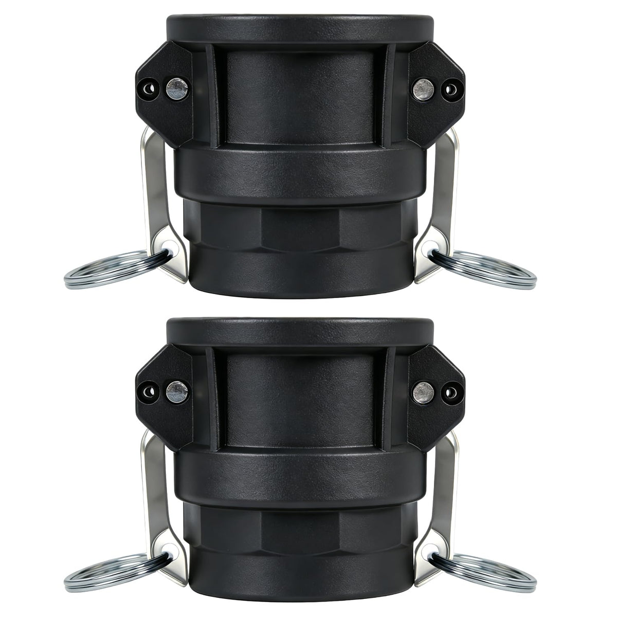 2PCS Camlock Fitting Type D, 1 inch for Water/Oil Flow Systems