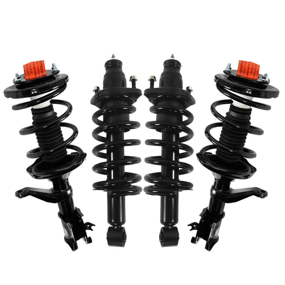 Front and Rear Struts Assembly Replacement for Honda CR-V 2002-2006, 4Pcs