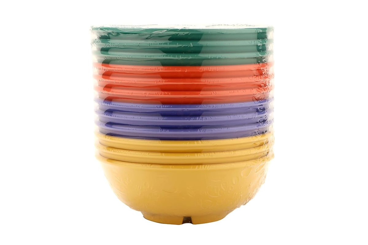 24 oz Melamine Bowl Colors (Set of 4)