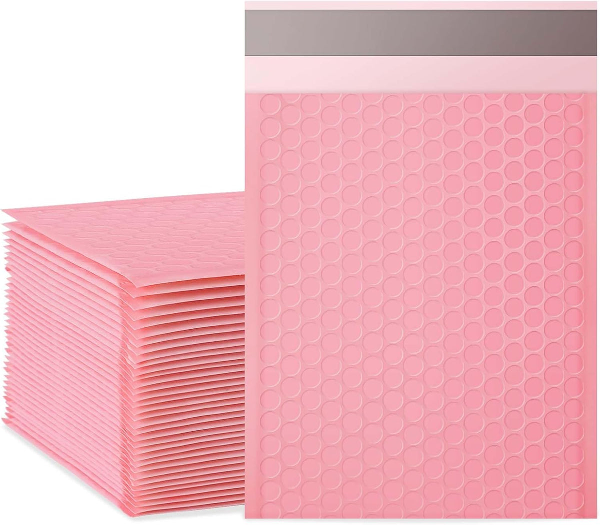 Bubble Mailers, 8.5x11 Inch Poly Padded Bubble Mailers Pack of 50 Bubble Envelopes Opaque Self Seal Adhesive