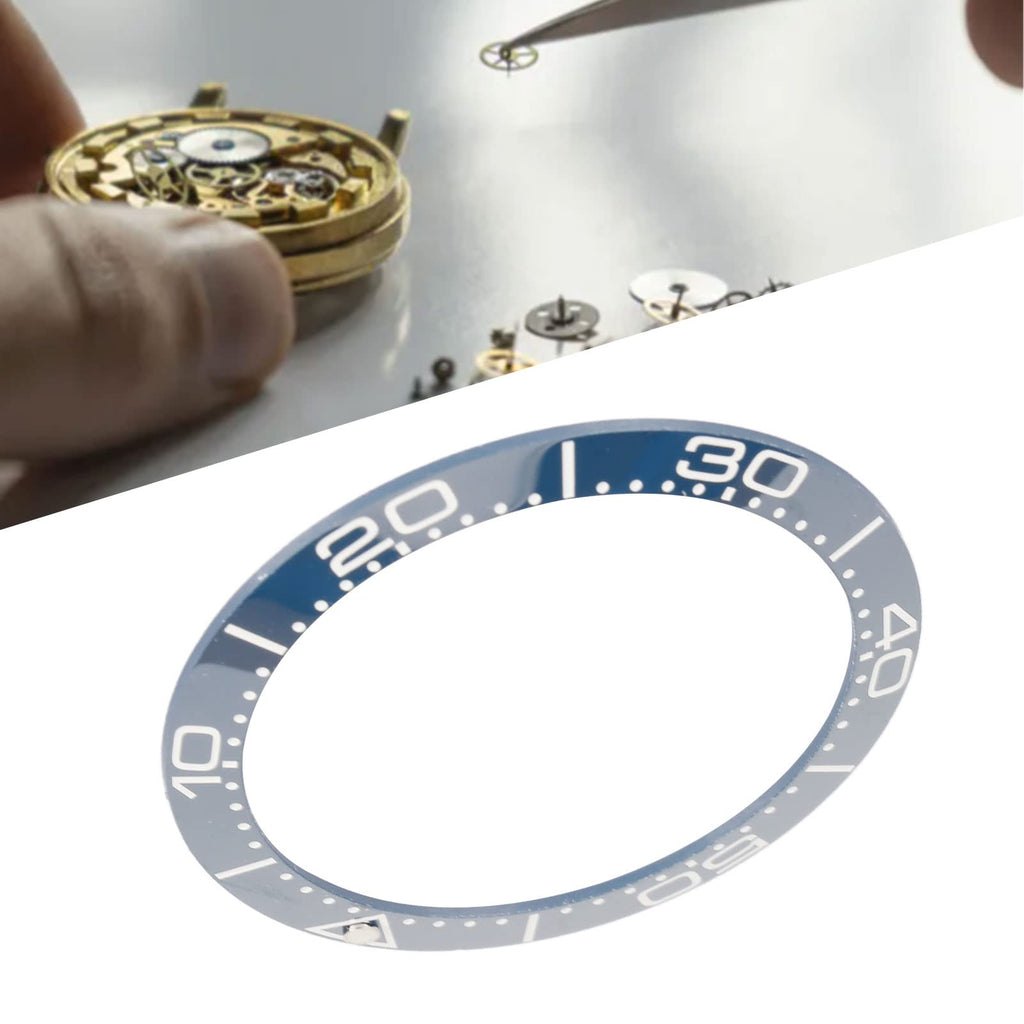 Watch Bezel Insert Ring Ceramic Dial Adhesive Aluminum 38mm watch bezel insert