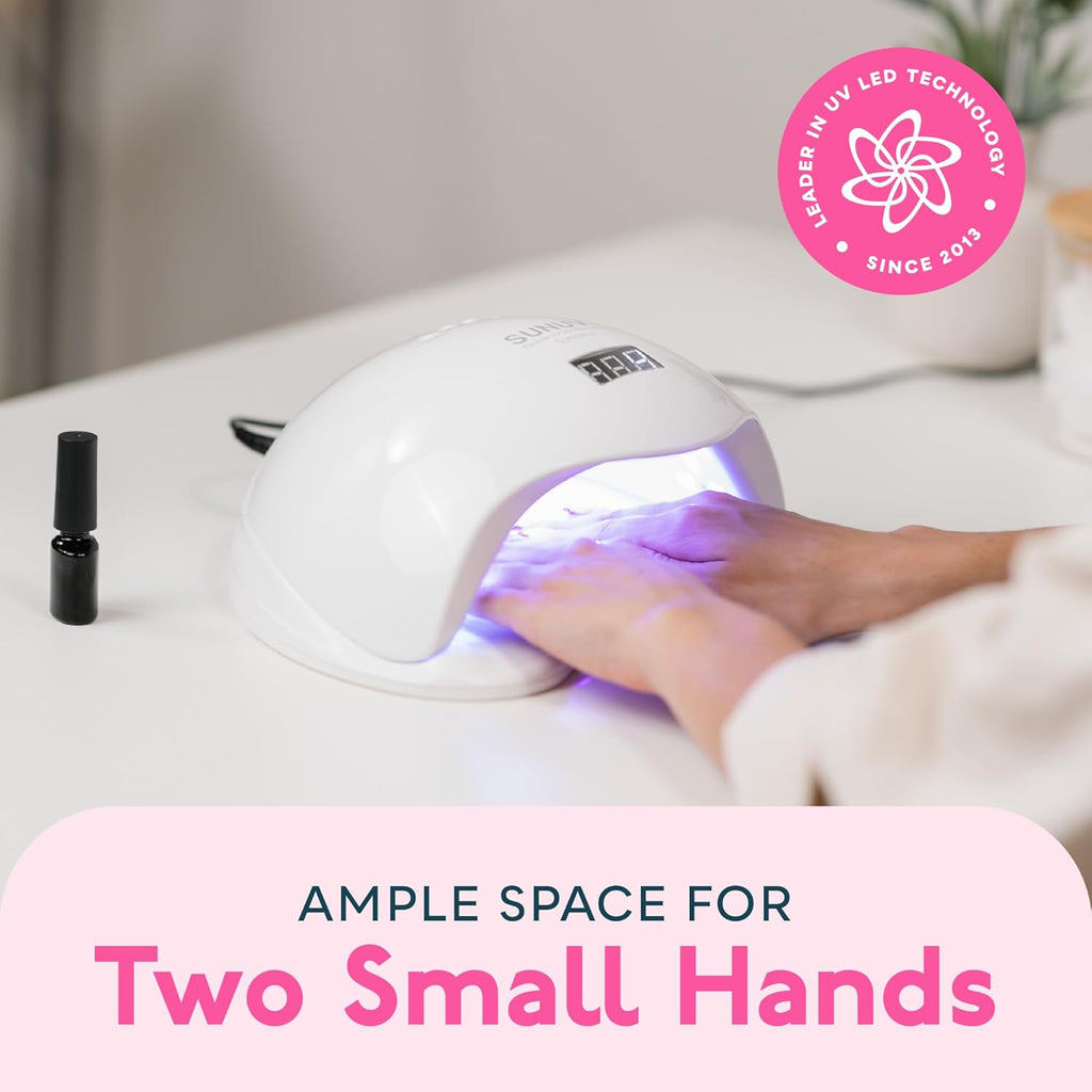 UV LED Nail Lamp, Upgraded UV Light with 4 Timer,Digital Display SUN5plus | 10/30/60/90s Timer UV Light for Gel