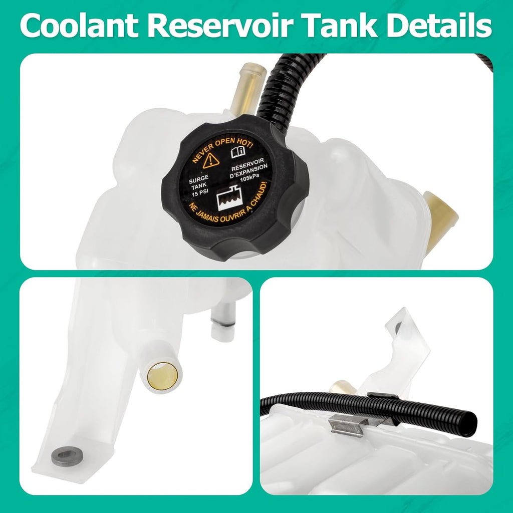 Coolant Reservoir Tank Fits for 1999-2006 Silverado 1500 Sierra 1500