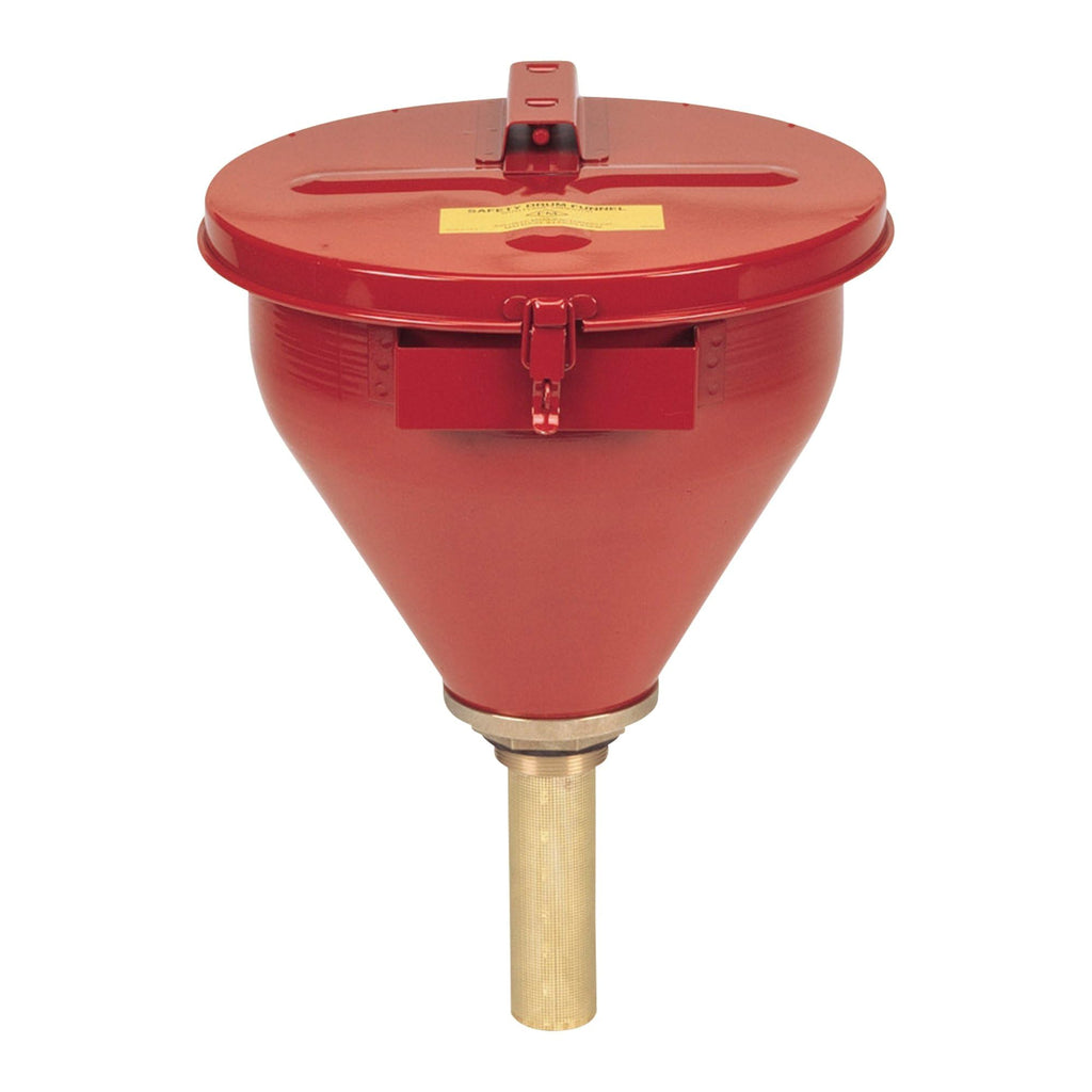 08207 Large Steel Drum Funnel, 6in Arrestor