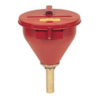 08207 Large Steel Drum Funnel, 6in Arrestor