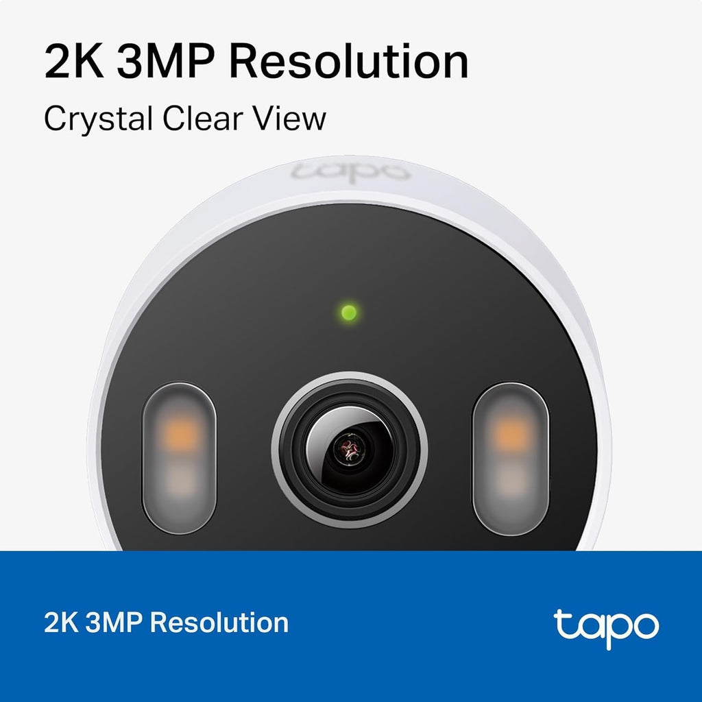 2K Indoor/Outdoor Wired Security Camera - Works as a Baby Monitor & Pet Camera, Person/Motion/Baby Cry Detection