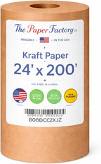 Kraft Paper 24 x 200 for Gift Wrapping Bulletin Board Arts & Crafts, Bouquet Flower Table Covering Poster Packing