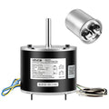 Condenser Fan Motor with Capacitor, 1/5HP 1075/900RPM 208-230V, Replaces 12Y75, 97M49, 100483-02, 43W49, Compatible