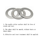 RPS-IND 2PCS AXK6590 Thrust Needle Roller Bearings with Washers
