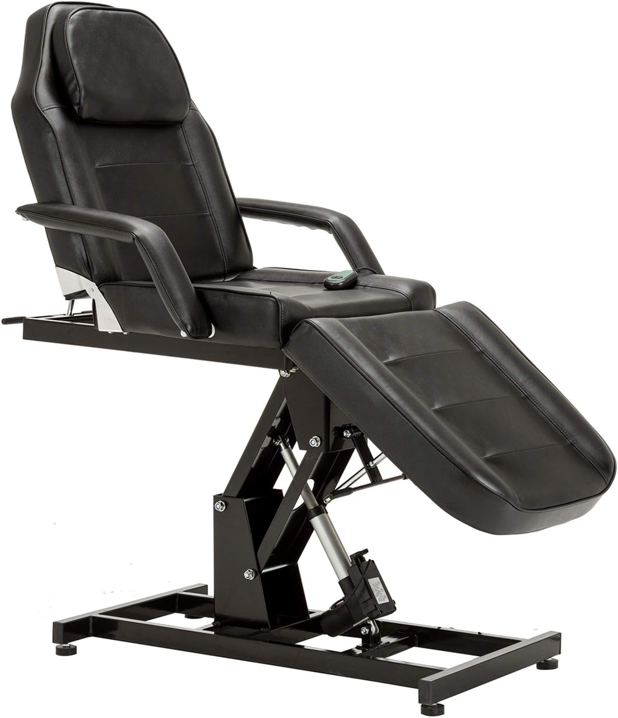 Electric Height Adjustable Tattoo Chair Massage Bed Black 0100