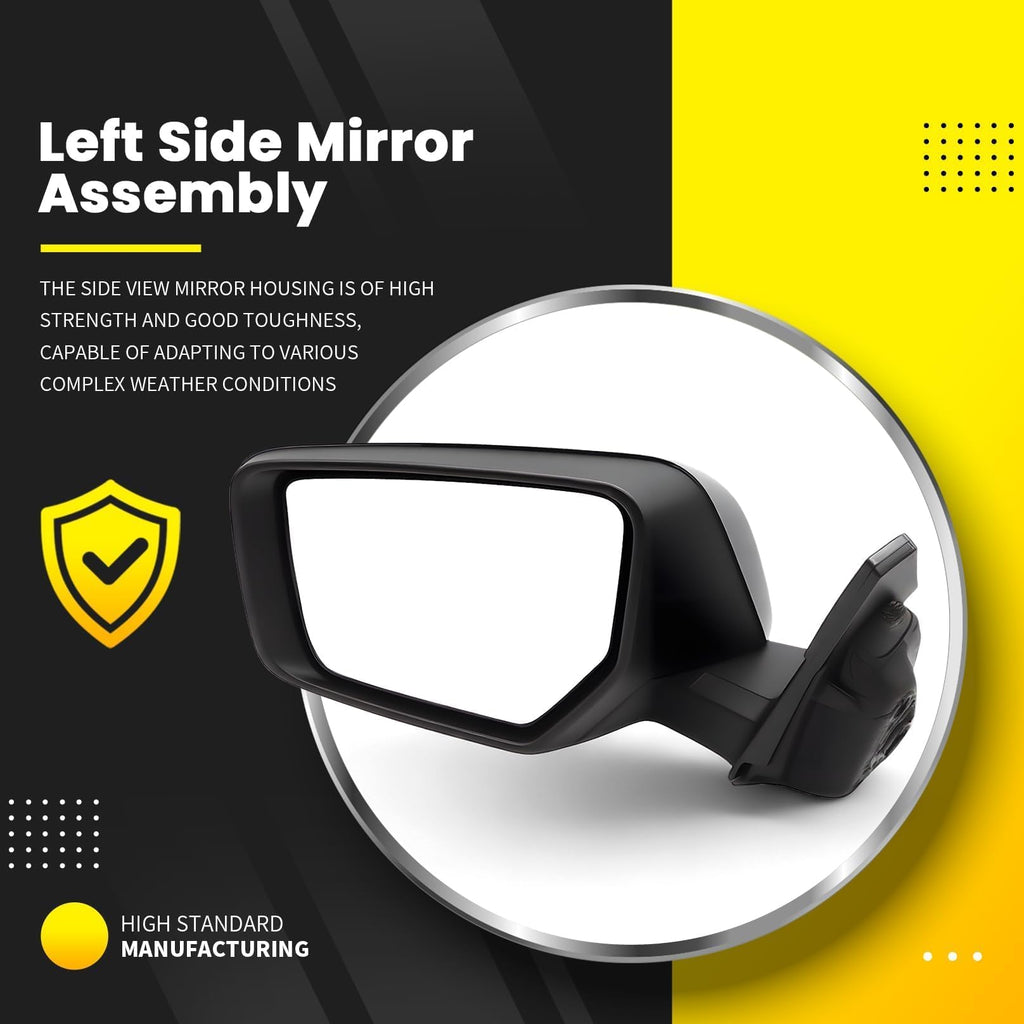 OsyphereX Left Side Mirror Compatible with 2014-2019 Impala 3Pins
