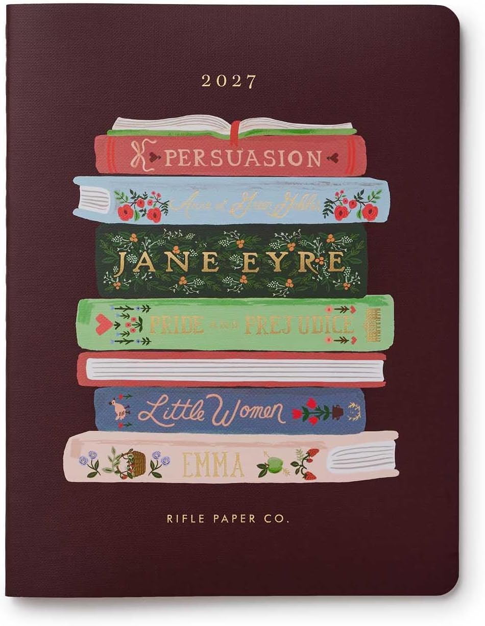 2027 12-Month Appointment Notebook, Includes Sections for Monthly Views and features Important Dates and Extra Notes
