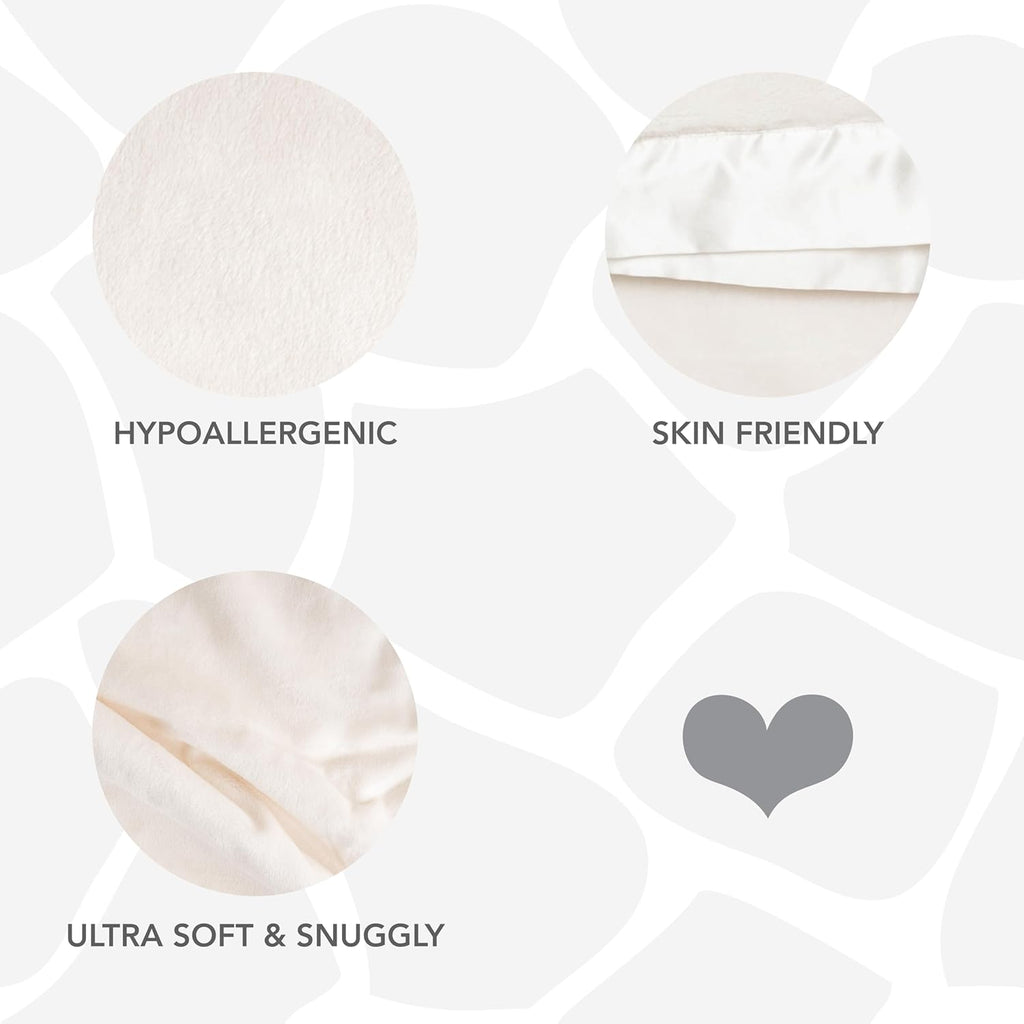 Posh Mink Baby Blanket - Double-Sided Ultra Soft Plush Fabric, for New Moms, Newborn Must-Have for Girls & Boys, Cozy