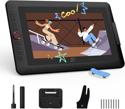 Artist 13.3 Pro V2 Drawing Tablet with Screen, 16K Pressure Sensitivity Digital Drawing Tablet for PC Mac Chromebook