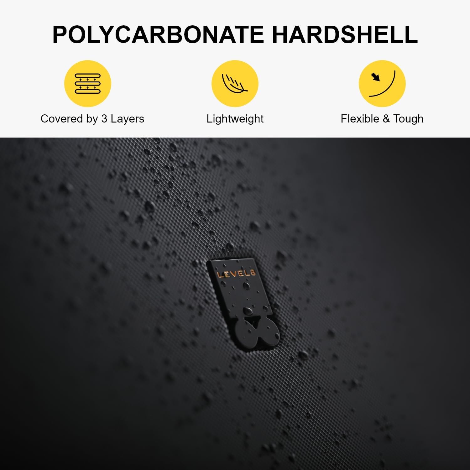 Hard Shell Carry on Luggage Airline Approved, Carry-on Suitcases with Wheels, Lightweight Luminous Textured Hardside
