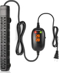 Aquarium Heater, 50W/100W/200W/300W/500W Submersible Fish Tank Heater with Over-Temperature Protection and Automatic