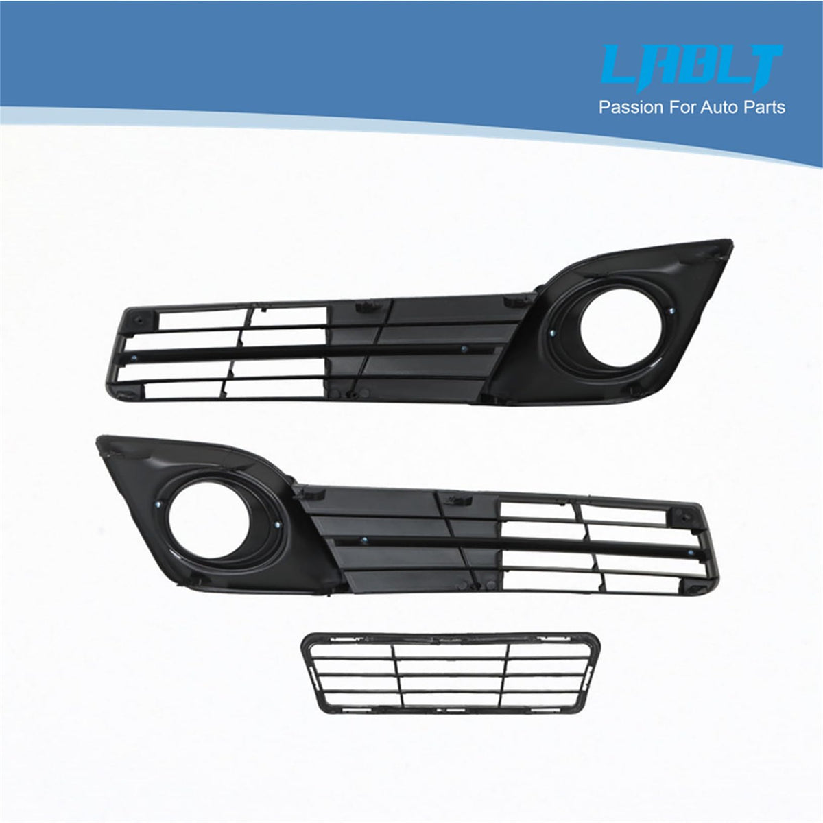 LABLT Fog Light Covers Replacement for Camry SE LH RH Black