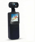 WiFi Action Camera 4K Video Camera 180° Rotating Lens Handheld Sports Camcorder with 1.3" HD Screen LED Light for