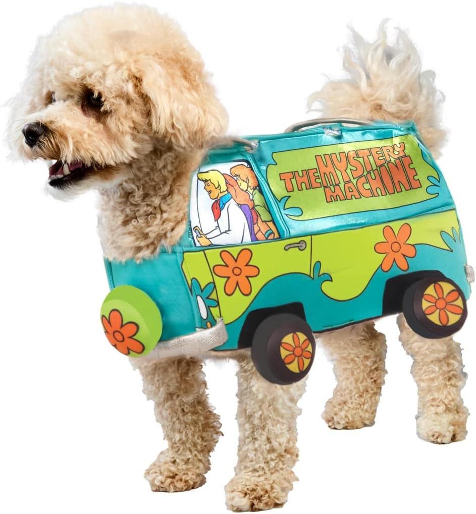 at Party City Scooby-Doo: The Mystery Machine Pet Costume for For Dogs or Cats by Rubies, Small