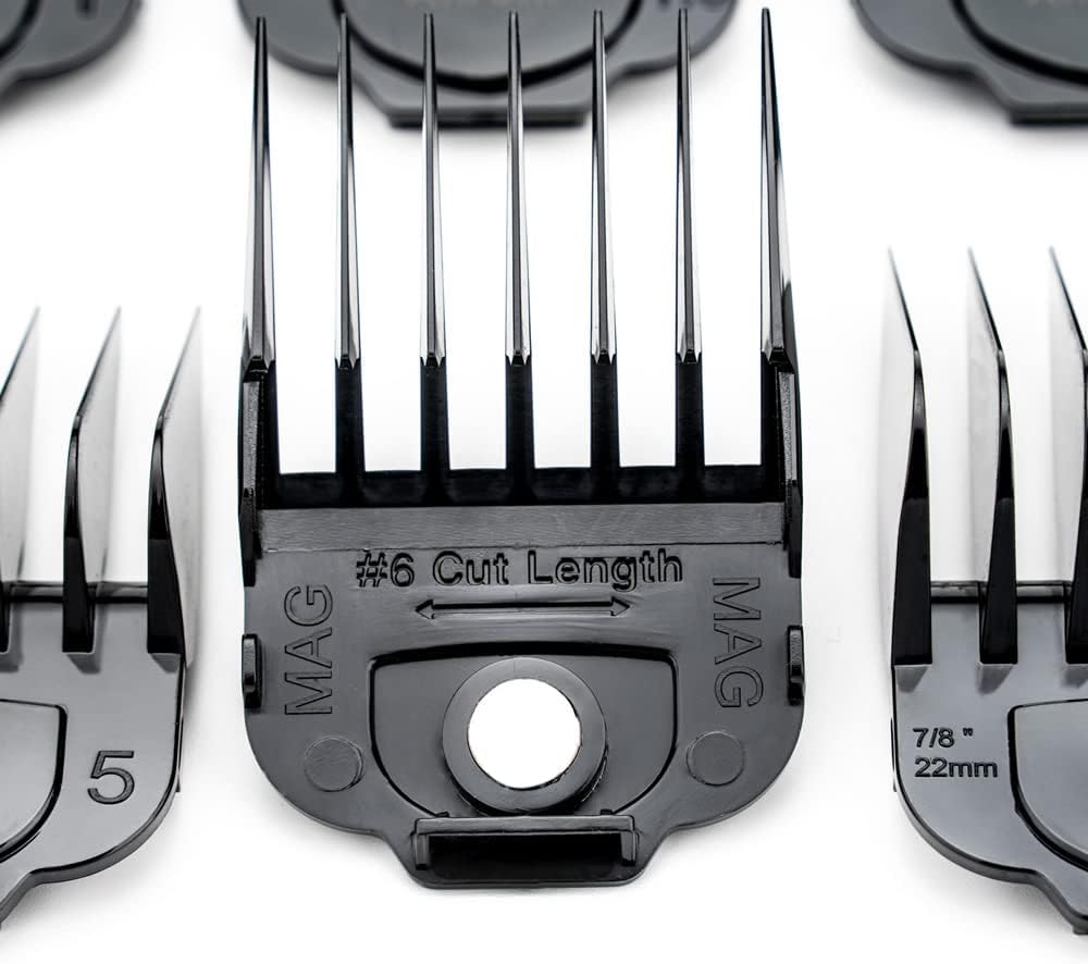 for Andis Master Clippers Magnetic Clipper Guards 10PCS-1/16 to 1" | Upgrade Professional Magnetic Clipper Guard Comb