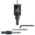 1-1/8 inch Hole Saw for Wood, Metal, Plastic & Drywall, with Arbor