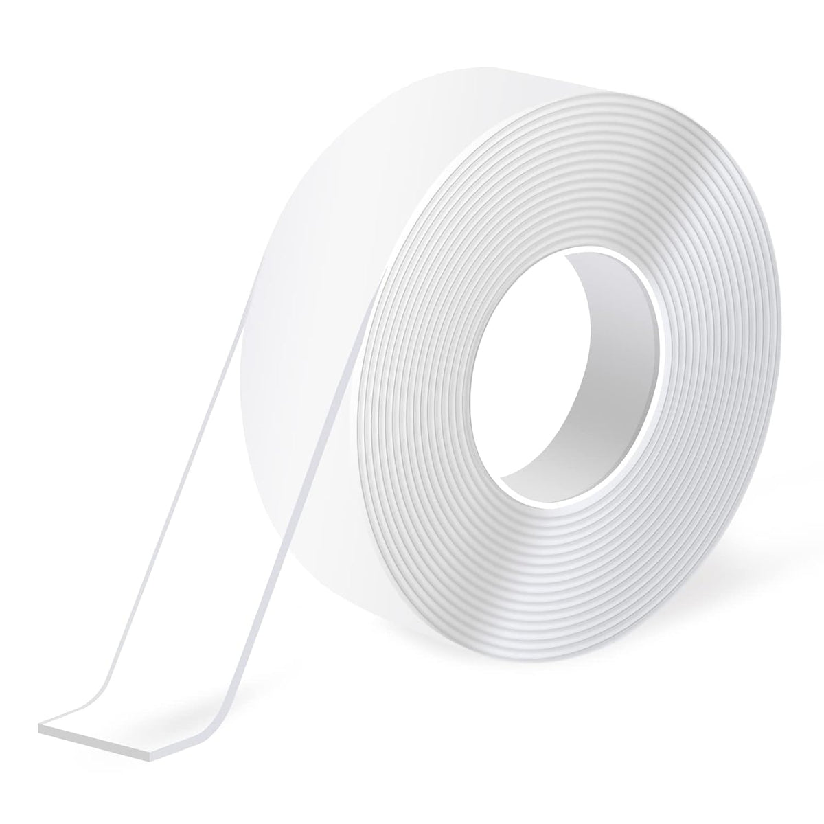 Traceless Nano Double-Sided Tape, 1/24 Inch x 2 Inch x 10 ft, Crystal