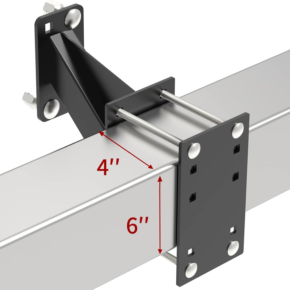 Trailer Spare Tire Mount for Utility,Spare Tire Carrier,Heavy Duty Holds up to 160 Lbs, Fits 4 & 5 & 6 Lugs Wheels on