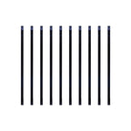 Baluster 1" x 1/2" Rectangular 32" Long, Powder Coated Black - RCTB32 (10 pcs)