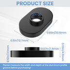 Aifeier ET 20Pcs 1/4"-20 Threaded Centered Slide in T Slot Nuts