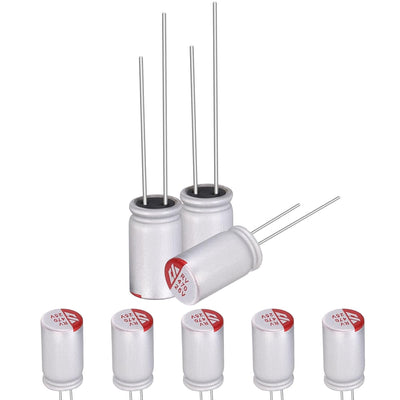 470uF 25V Solid State Electrolytic Capacitor, 20 Pack 6.3x11mm