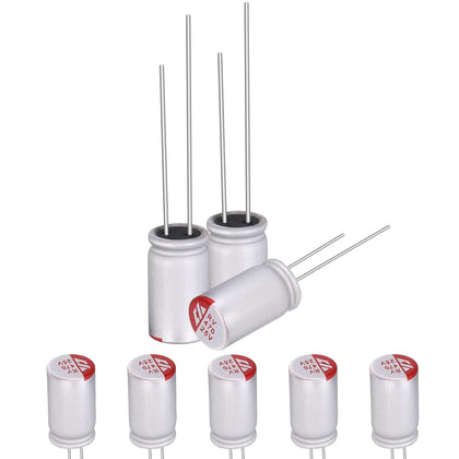 470uF 25V Solid State Electrolytic Capacitor, 20 Pack 6.3x11mm