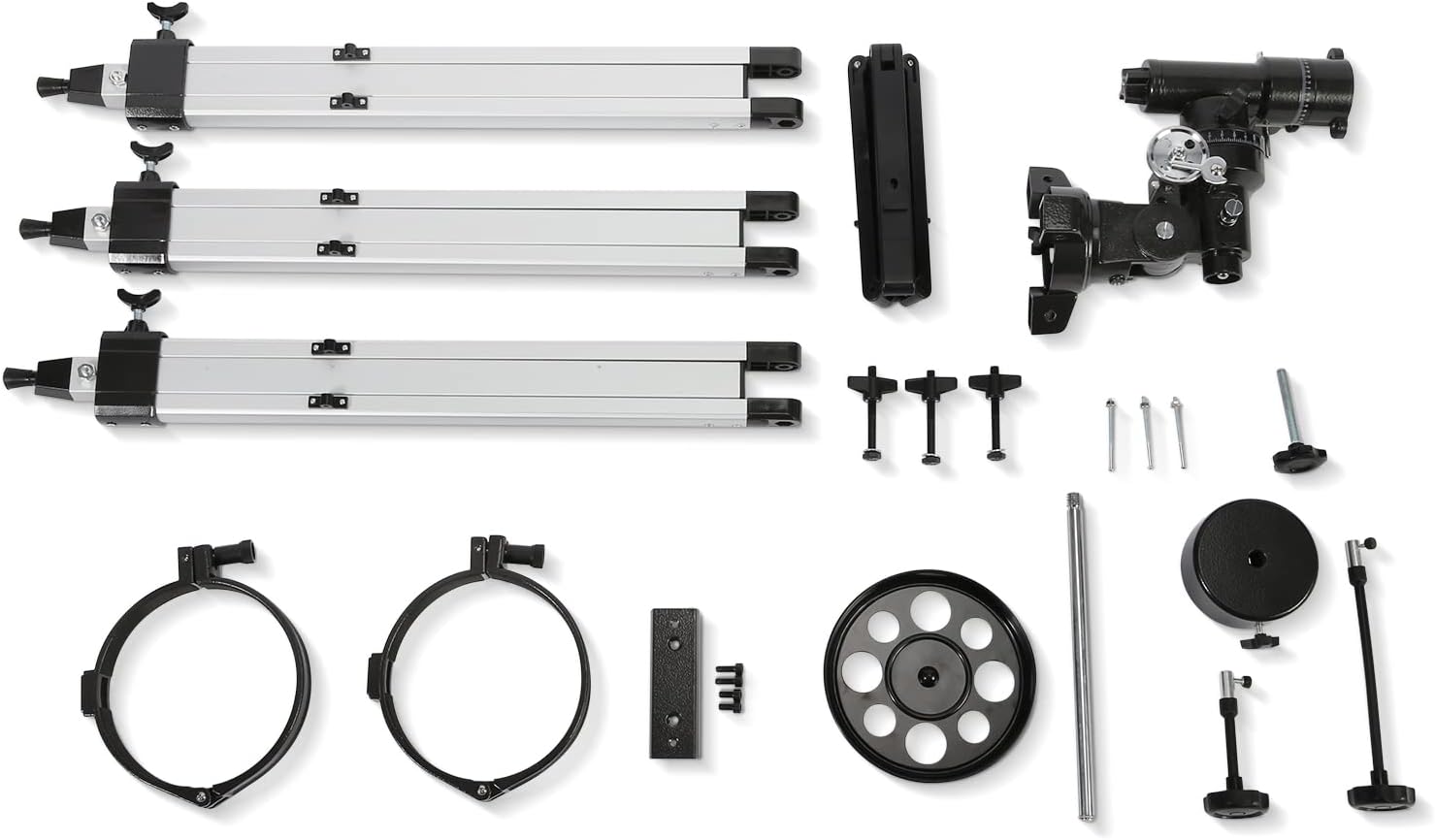 130EQ Reflector Telescope, 130mm Aperture, EQ Mount | 650mm focal length, manual equatorial mount, phone adapter, 2x