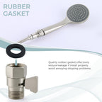 Aomasi Water Flow Control Valve with On Off Switch, Brushed Nickel