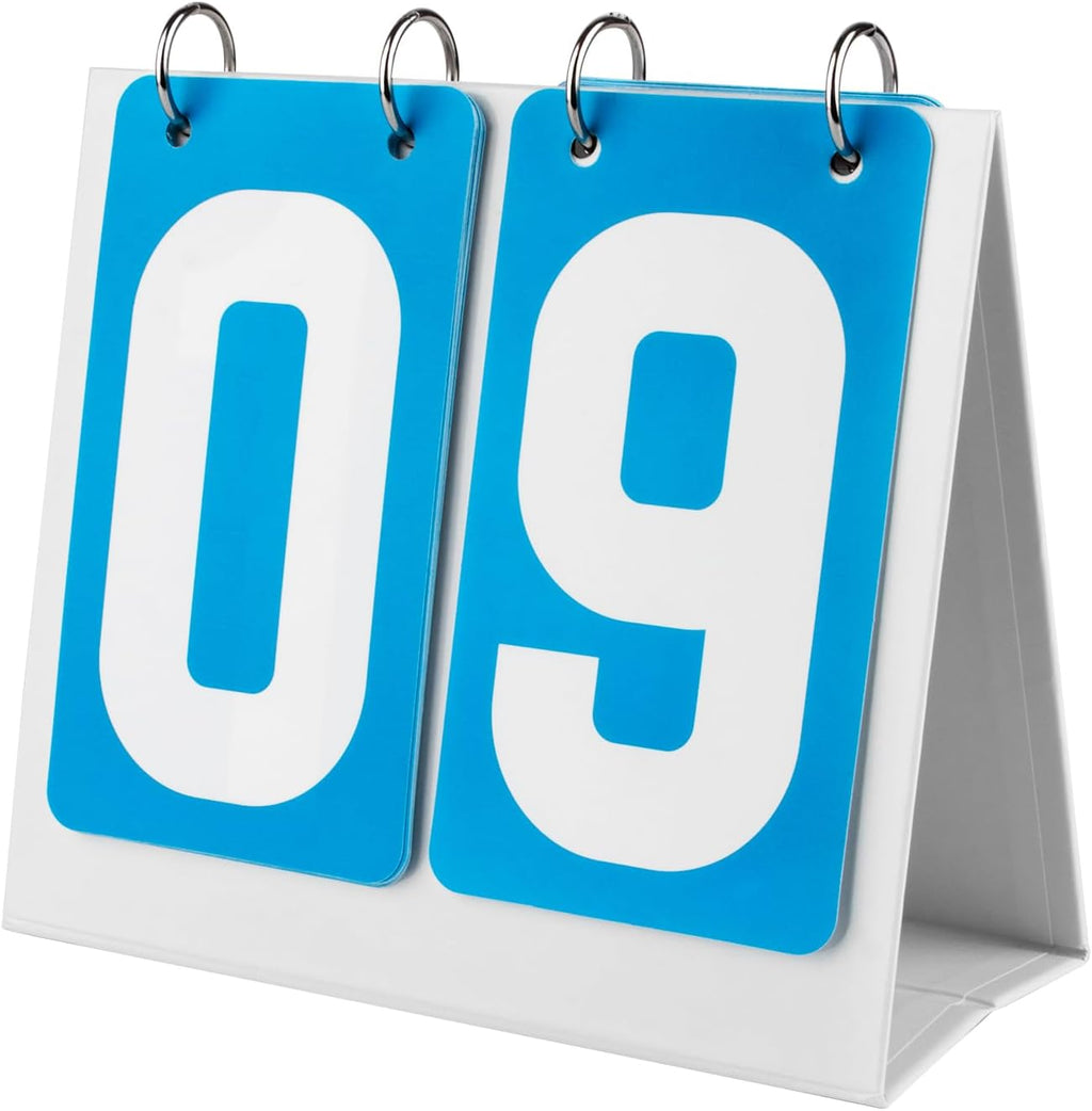 Scoreboard Flip Score Keeper Bulk for Basketball Game, Portable Scoreboard Up to 99