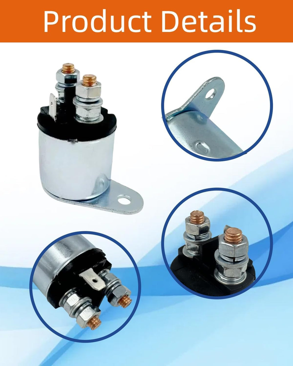 1743505-S Starter Solenoid Fit for Kohler CH395 CH440 Series Engines