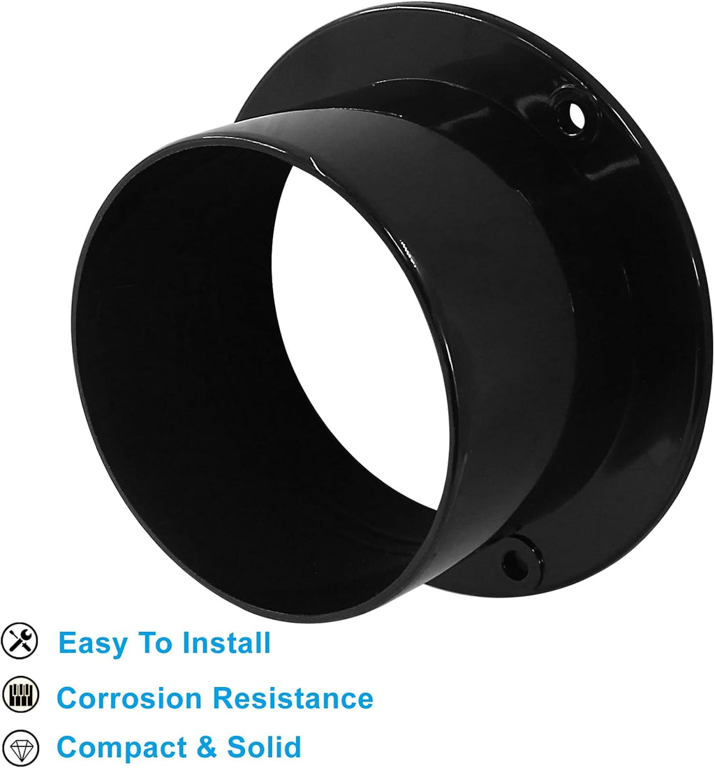 Piutouyar 75mm/3 Inch Duct Connector Flange, Black