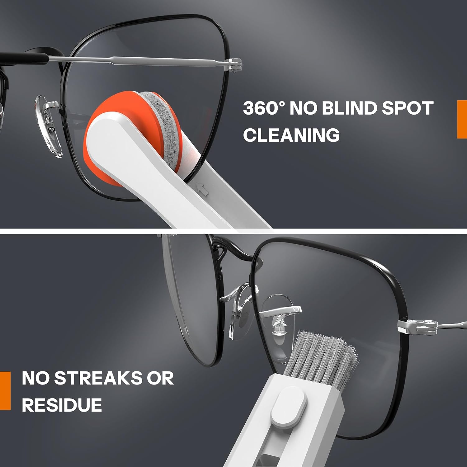 Glasses Cleaner Kit,Eyeglass Repair Kit- Eyeglass Cleaner |24H Anti Fog Lens Cleaner Spray| Microfiber Cleaning