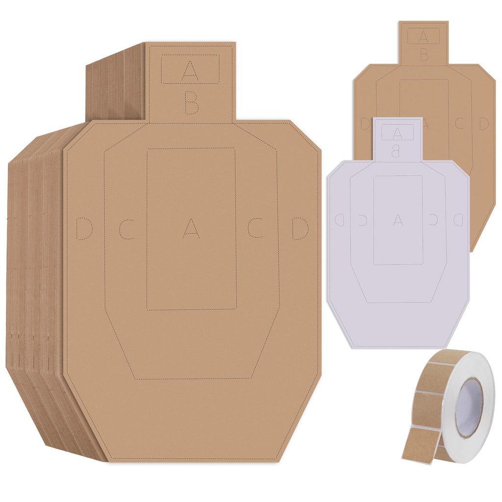 30x18 Inch Thick Shooting Targets Includes 1000PCS Target Pasters,100 Pack
