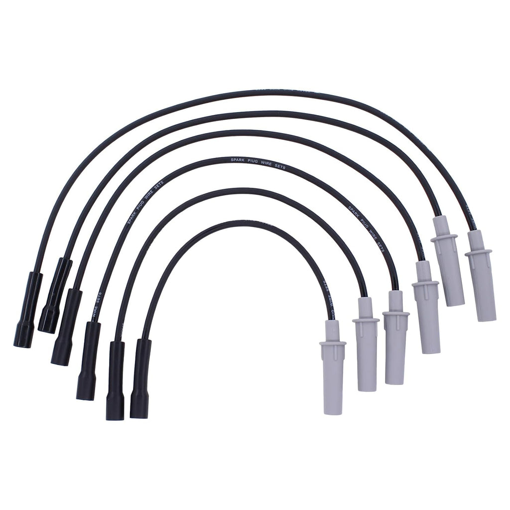 Ignition Coil and Spark Plug Wire Set for Dodge Caravan | for Chrysler Town and Country Pacifica Voyager 3.3 3.8 V6