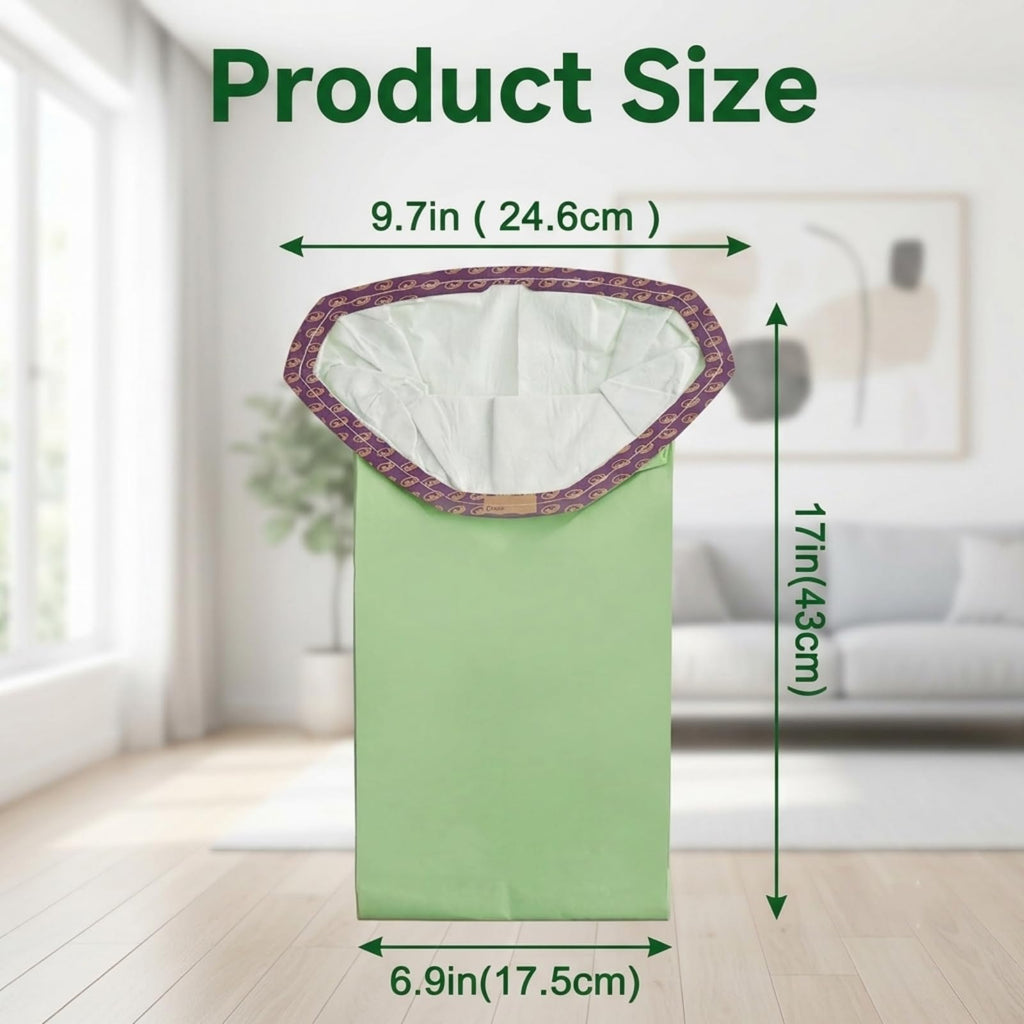 15 Pack 107313 Replacement Vacuum Bags for ProTeam 10 Quart Backpack Vacuum