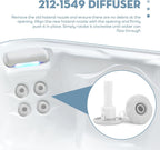 2" Spa Hot Tub Jet Replacements for Cluster Storm 212-1549 Directional Jet