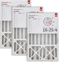 16x25x4 MERV 8, AC Furnace Air Filter, 3 PACK | (CF408F1625-3PKAM) (Actual Dimensions: 15.63 x 24.75 x 4.38 in.)