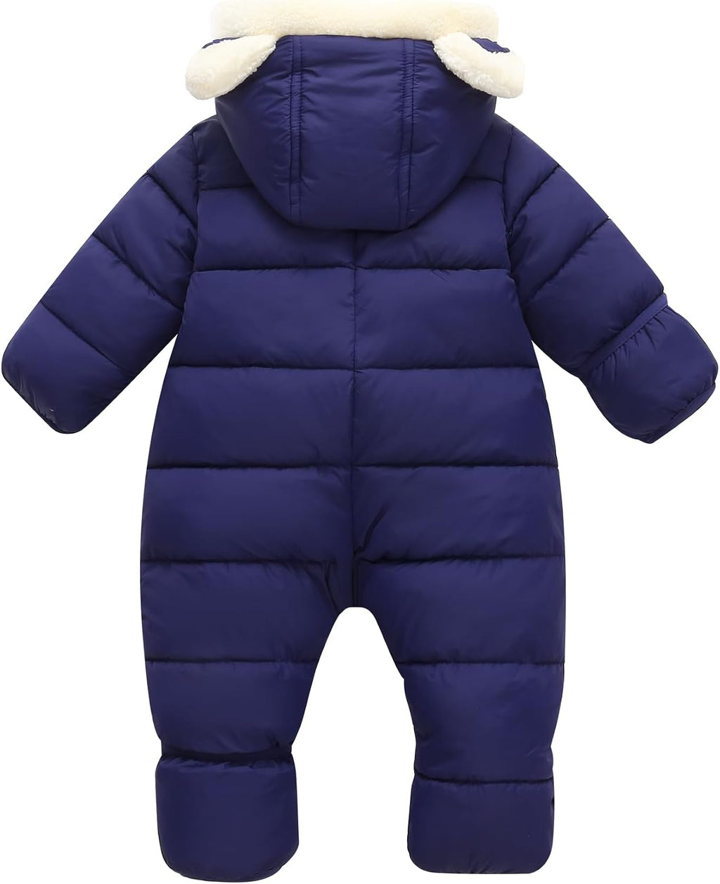 Baby Boys Girls Jumpsuit Fleece Lined Winter Coat 0-24 Months Romper Snowsuit Outwear