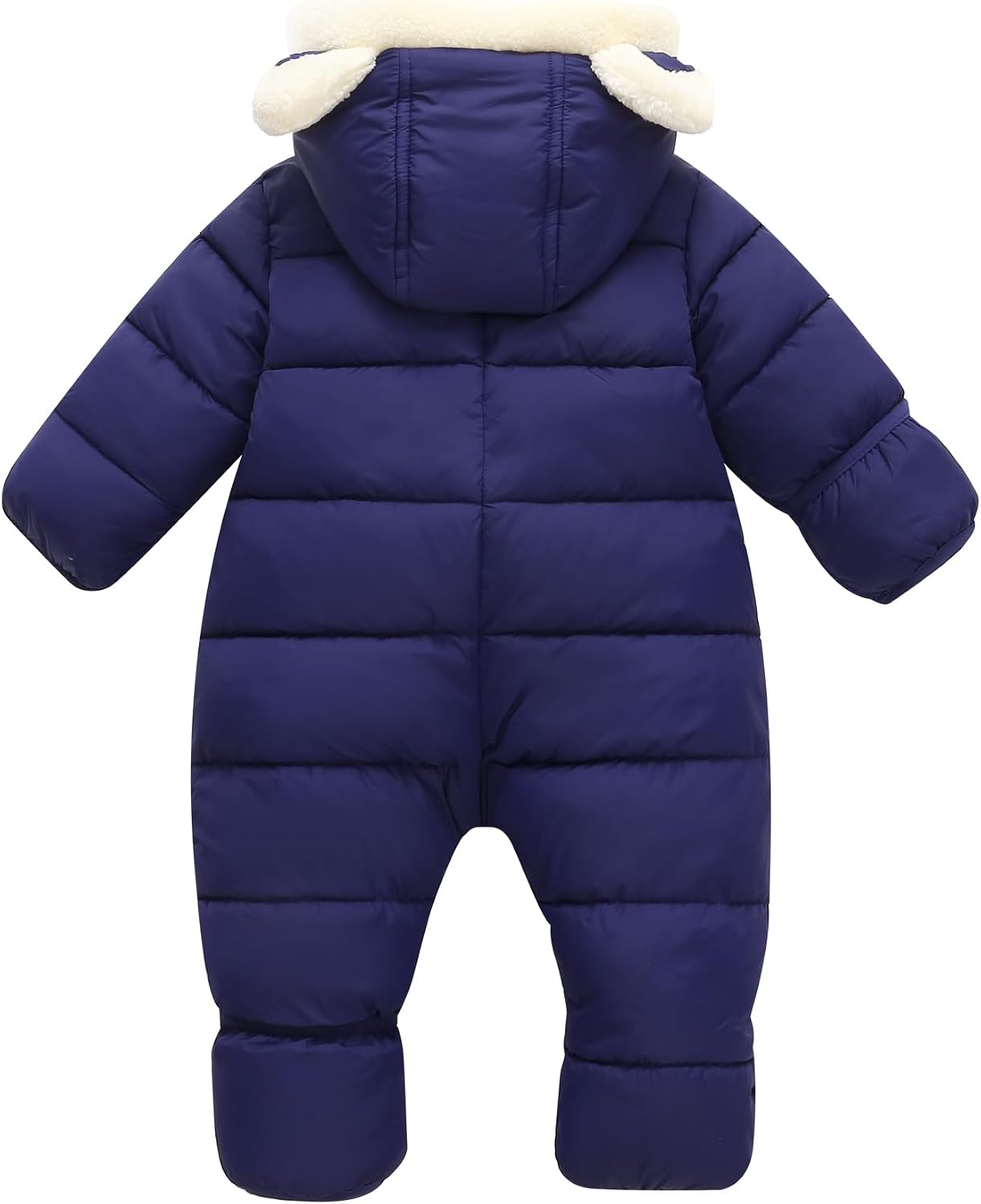Baby Boys Girls Jumpsuit Fleece Lined Winter Coat 0-24 Months Romper Snowsuit Outwear