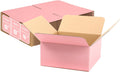 8x8x4 Medium Shipping Boxes, 30 Pack Pink Cardboard Mailer Box, Gift Boxes for Packaging Small Business