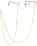 Glasses Chain, Eyeglass Strap For Women Sunglasses - 14K Gold Eyeglasses Chain, Eye Glasses Holders Around Neck