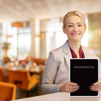 Restaurant Reservation Book, Wire-O, Black, 120 Pages