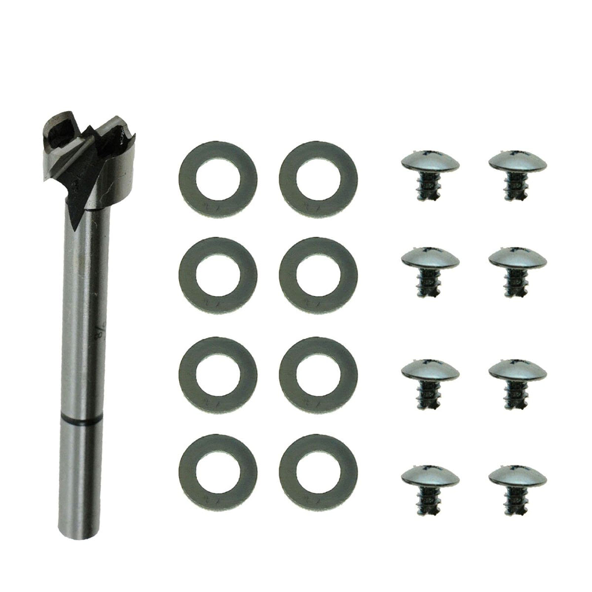 TRQ Rear Inside Beige & Chrome Door Handle Kit Passenger Right