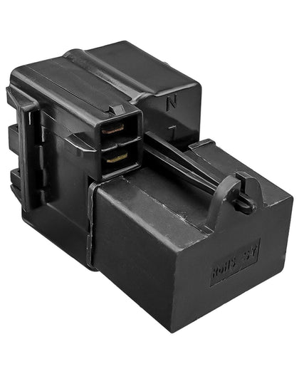 WR07X10097 Refrigerator Compressor Start Relay Compatible with GE Refrigerators with 12uF 250VAC Run Capacitor
